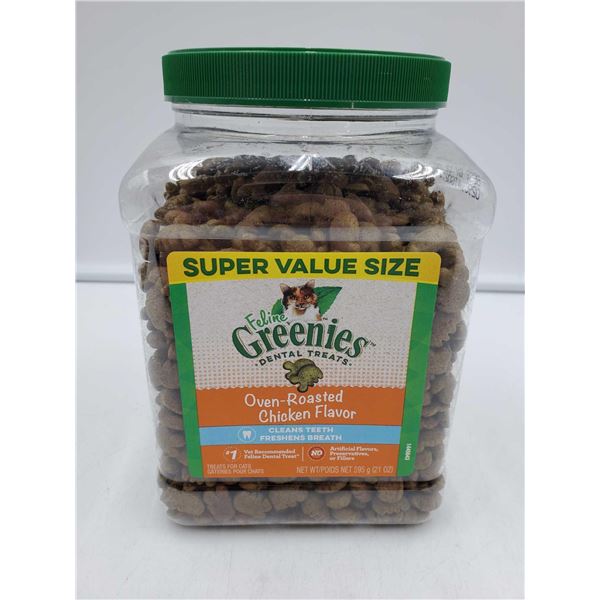 Greenies Super Value Size Teeth Cleaning Chicken Flavor Cat Treats 595g