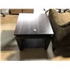 Image 2 : DARKWOOD 51" X 28" COFFEE TABLE AND MATCHING 22" X 22" END TABLE