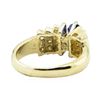 Image 3 : 1.30 ctw Oval Brilliant Blue Sapphire And Diamond Ring - 14KT Yellow Gold