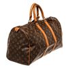 Image 2 : Louis Vuitton Brown Monogram Keepall 45cm Travel Bag