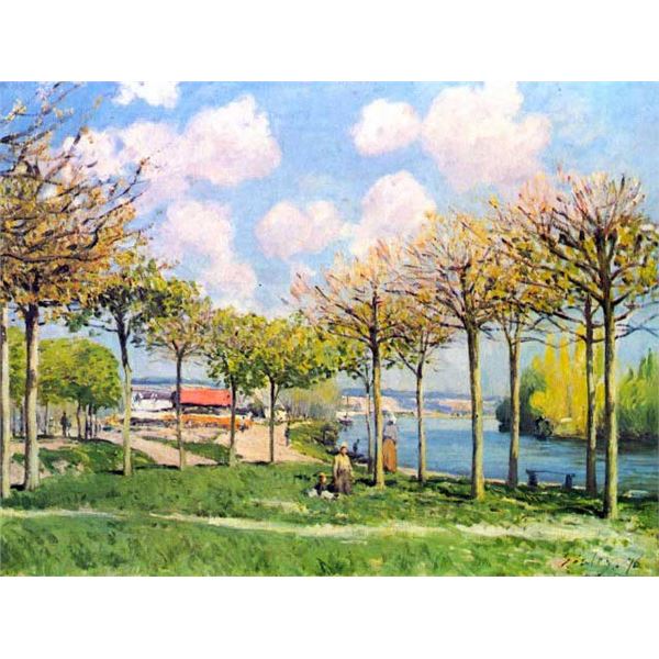 Alfred Sisley - The Seine at Bougival