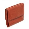 Image 3 : Louis Vuitton Red Epi Leather Elise Sarah Wallet