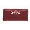 Image 1 : Marc Jacobs Burgundy Leather Bow Zippy Wallet