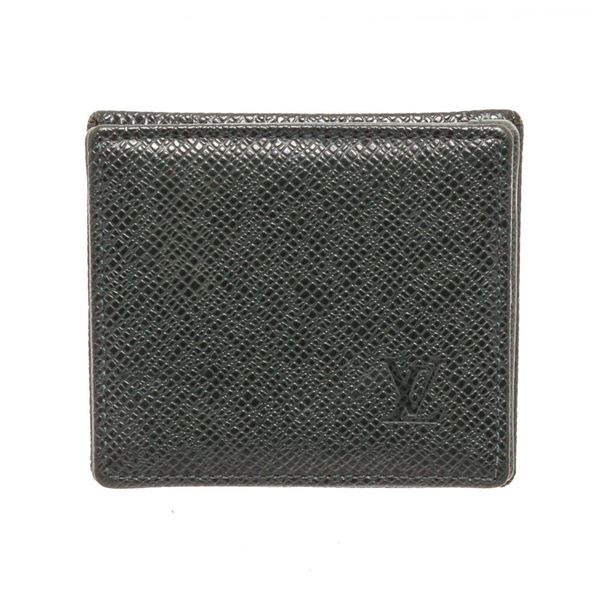Louis Vuitton Green Taiga Leather Boite Coin Case Wallet
