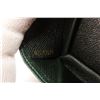 Image 6 : Louis Vuitton Green Taiga Leather Boite Coin Case Wallet