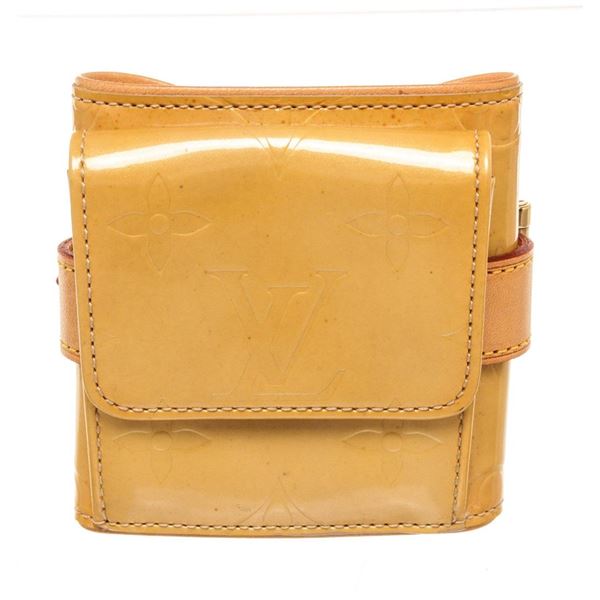 Louis Vuitton Yellow Vernis Leather Lafayette Street Wallet