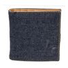 Image 1 : Christian Dior Blue Brown Denim Leather Compact Bifold Wallet