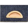 Image 4 : Christian Dior Blue Brown Denim Leather Compact Bifold Wallet