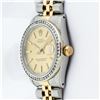 Image 3 : Rolex 31MM Midsize Champagne Index Diamond Bezel Jubilee Band Wristwach