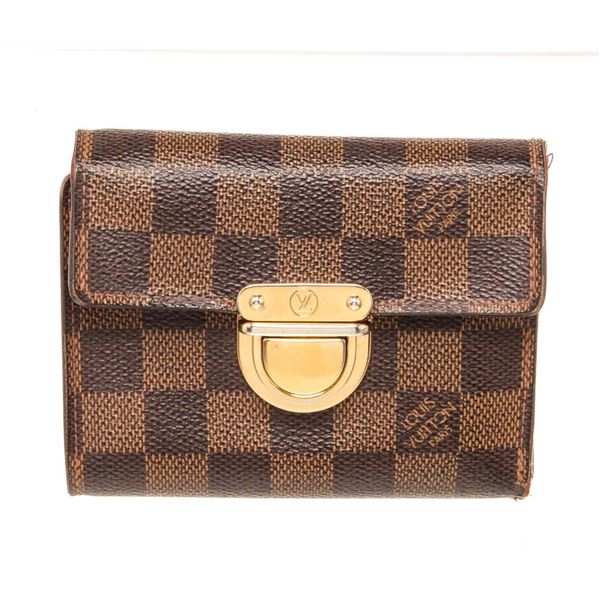 Louis Vuitton Brown Damier Canvas Joey Wallet