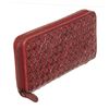 Image 2 : Bottega Veneta Red Leather Zippy Wallet