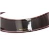 Image 7 : Hermes Black Multicolor Enamel Black Plated Bangle Bracelet