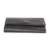 Image 4 : Louis Vuitton Black Leather 6 Key Holder Wallet