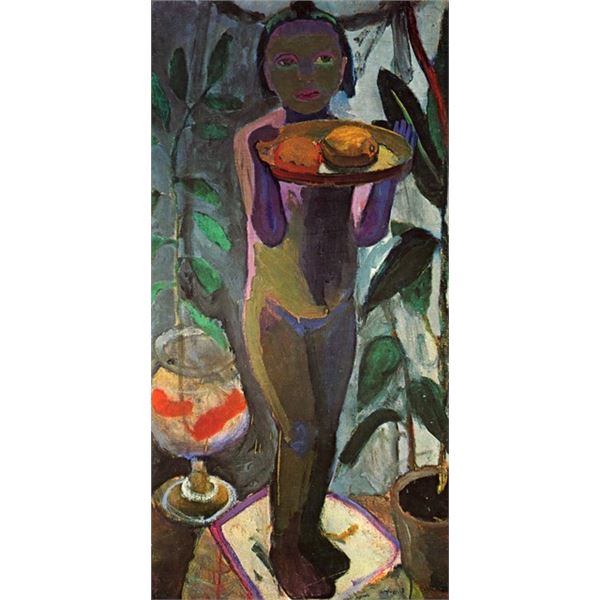 Paula Modersohn-Becker - Child with Goldfish Glass
