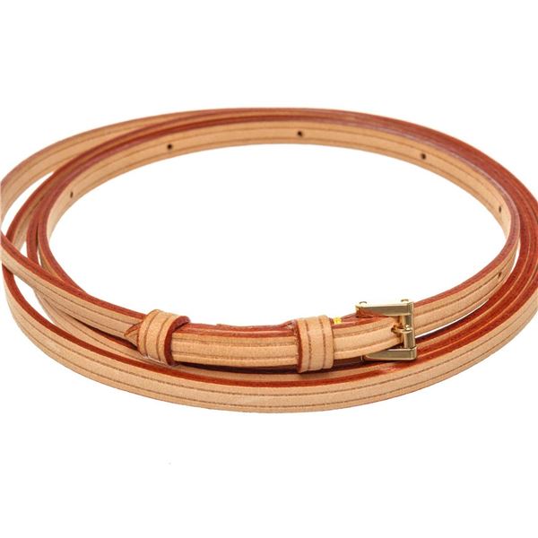 Louis Vuitton Brown Leather Narrow Belt