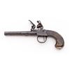 Image 1 : Antique English Flintlock Large-Bore Boxlock Pocket Pistol, by Ketland