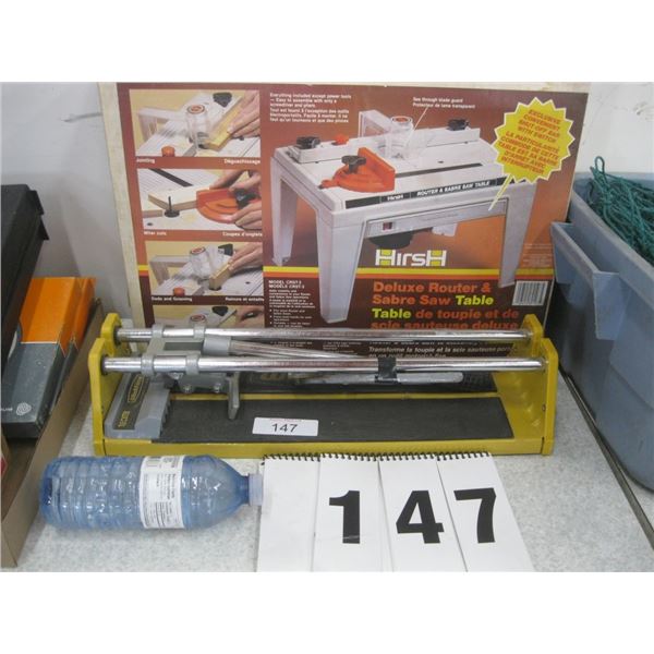 Tile Cutter / Deluxe Router & Sabre Saw Table