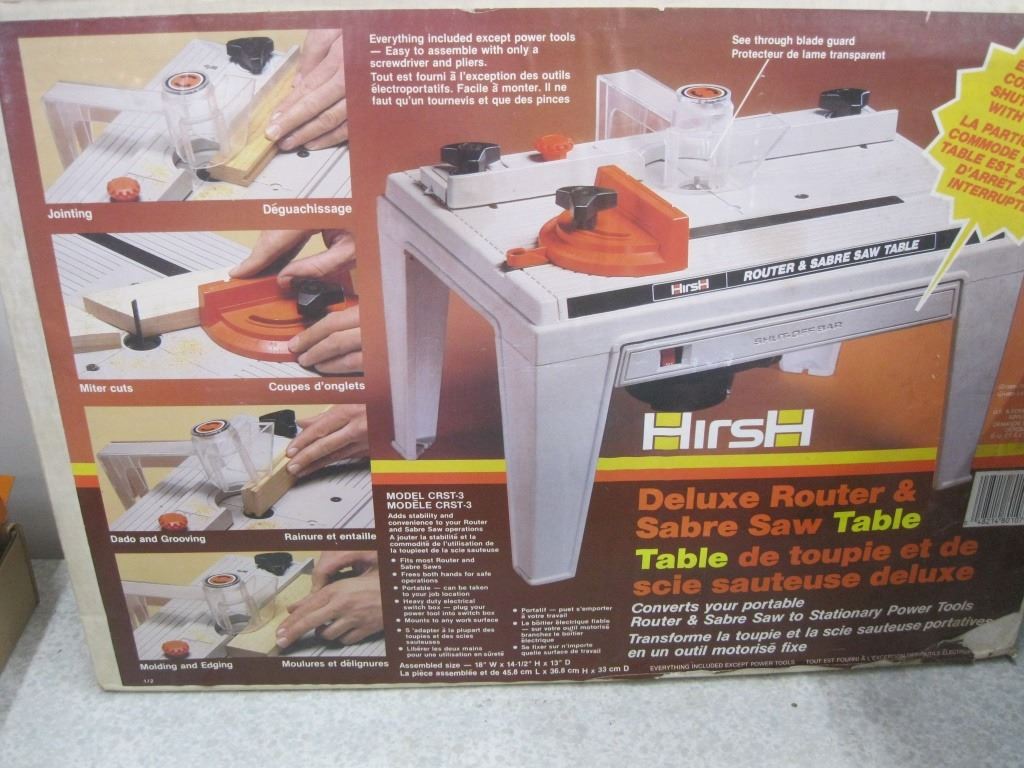 Tile Cutter / Deluxe Router & Sabre Saw Table