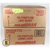 Image 1 : LOT OF 2 WHITE PLASTIC FORKS 2 X 1000PCS *NEW*
