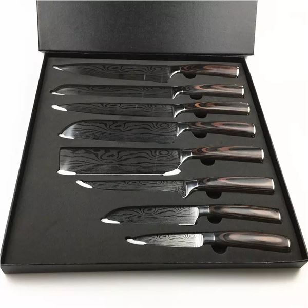 NEW DAMASCUS STYLE KNIFE SET