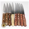 Image 1 : LOT OF 8 STEAK KNIVES