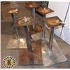 Image 1 : LOT OF 5 METAL TABLE BASES