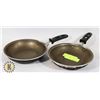 Image 1 : LOT OF 2 X 8" FRYING PAN
