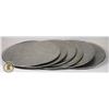 Image 1 : LOT OF 6 ALUMINUM PIZZA PANS 12"