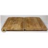 Image 1 : LOT OF 2 SERVING/CUTTING BOARD APPROX. 10" X 14