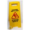 Image 1 : NEW CAUTION WET FLOOR STAND UP SIGN