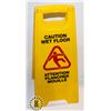 Image 1 : NEW CAUTION WET FLOOR STAND UP SIGN