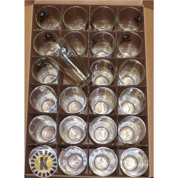 CASE OF 24NEW 20OZ BIG ROCK BEER GLASSES