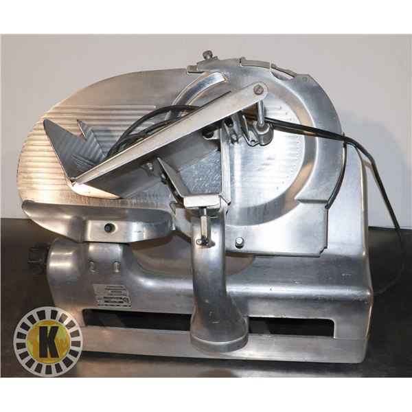 BERKEL MANUAL FEED MEAT SLICER (12" BLADE)