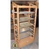 Image 2 : WOODEN BREAD MERCHANDISER RACK WITH RACKS