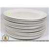 Image 1 : STACK OF 18 LARGE OVAL SERVING DISHES
