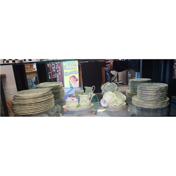 48 PIECE ROYAL ALBERT "LAURENTIAN SNOWDROP" CHINA SET