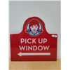 Image 1 : ORIGINAL WENDY'S PICKUP WINDOW PLEXIGLASS SIGN