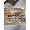 Image 2 : 1920'S APOTHECARY BOTTLES IN ORIGINAL UNOPENED WOOD SHIPPING CRATES, NO SHIPPING
