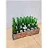 Image 1 : VINTAGE WOODEN 7UP CRATE W/24 7UP BOTTLES