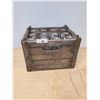 Image 1 : ANTIQUE KLYMATH FALLS CREAMERY CRATE & 12 BOTTLES