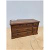 Image 2 : VINTAGE WOODEN JEWELRY BOX