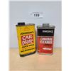 Image 1 : TWO VINTAGE SIMONIZ & JOHNSON'S WAX CANS