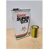 Image 2 : CASTROL SUPER GTX OIL 1 GALLON CAN & WYNN'S OIL ADDITIVE CAN (FULL)