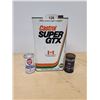 Image 1 : CASTROL SUPER GTX OIL 1 GALLON CAN & 2 SMALL FUEL ADDITIVE CANS(HAVE SOME PRODUCT)