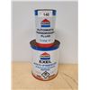 Image 1 : TWO VINTAGE HOME OIL ATF QUART & 1GALLON ANTI-FREEZE CAN