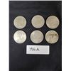 Image 2 : SIX 1965 WINSTON CHURCHILL COMMEMORATIVE BRITISH CROWN COINS