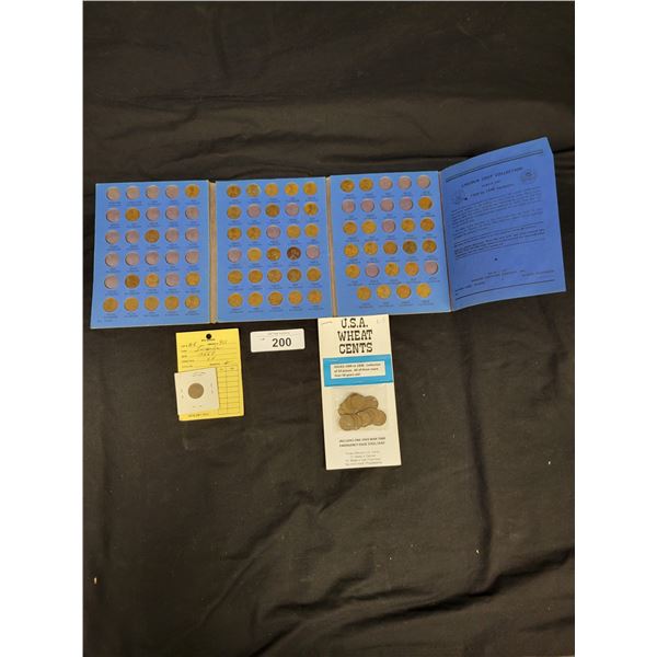 EARLY 1913-1940 LINCOLN PENNY COLLECTION & 1909-1958 US WHEAT CENTS