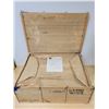 Image 3 : VINTAGE NOS SEALED SHIPPING CRATE OF CANADIAN ARMED FORCES FIELD DRESSING KITS