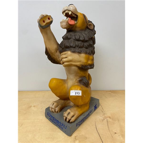 1950'S LOWENBRAU BEER LION STATUE-VERY HARD TO FIND, UNIQUE SIZE