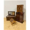 Image 1 : FOUR VINTAGE WOOD JEWELRY BOXES